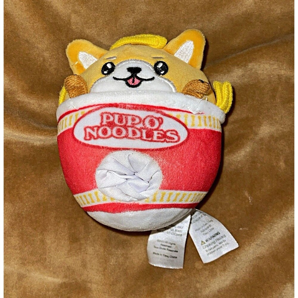 Top Trenz Pupo Noodles Dog Beanbag Plush Pup-O-Noodles Noodle Cup 2023 #2618818